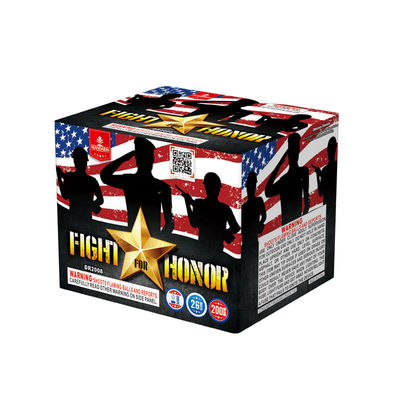 26 tiros chinos Willow Consumer Cake Fireworks de oro