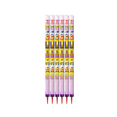 0.039CBM Roman Candle Fireworks 1 pulgada 5 8 bolas tiradas para la fiesta de cumpleaños