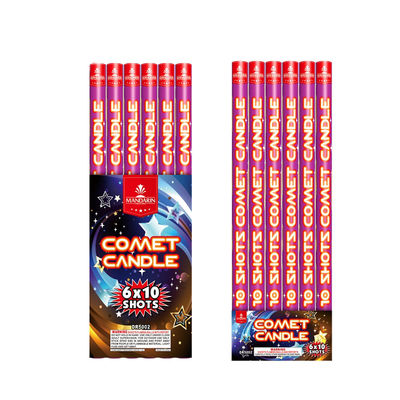Pirotecnia 2021 del mandarín de Roman Candle Stick Fireworks del cometa de 10 tiros para la boda