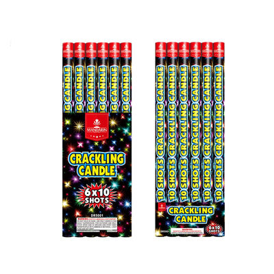 El mandarín de 10 tiros modificó los fuegos artificiales para requisitos particulares, 0.025CBM chisporroteo Roman Candles