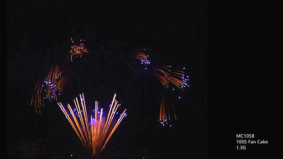 CE 100 150 300 500 600 1000 fuegos artificiales profesionales de la torta de los tiros adaptables