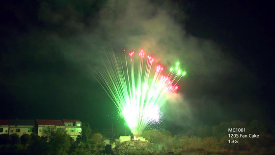 Fuegos artificiales profesionales de la pirotecnia del mandarín 130 tiros para la Navidad