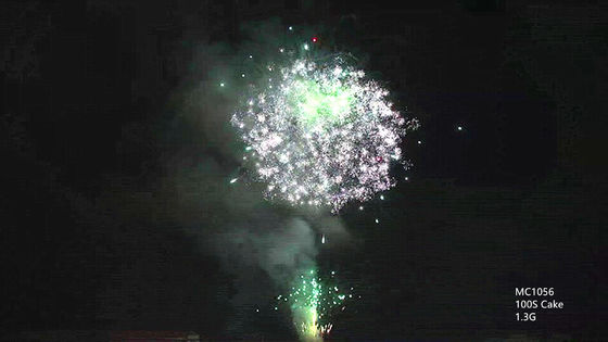 Fuegos artificiales profesionales adaptables de la torta de los tiros de AFSL 100 para la celebración del festival