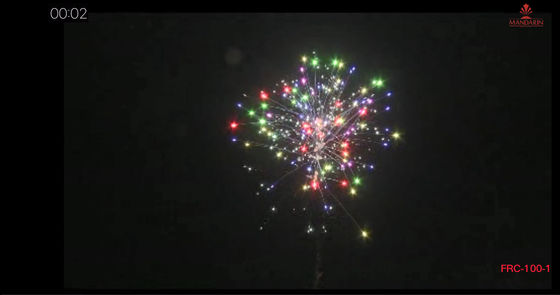 Tiros al aire libre de Liuyang los 100 saludan el CE de los fuegos artificiales de la torta aprobado