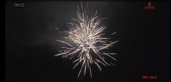 Los tiros de encargo de 1.4g Un0336 100 apelmazan el CE de los fuegos artificiales certificado