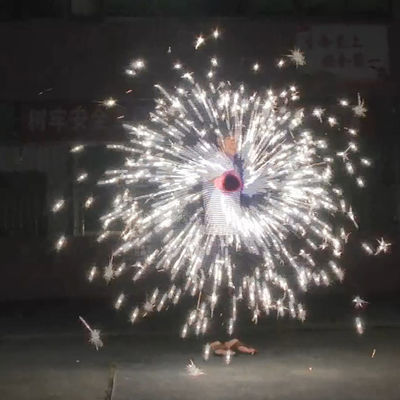Rueda caliente de Toy Fireworks Fountains Pyro Sparkler del PDA de los Años Nuevos de la Navidad que gira